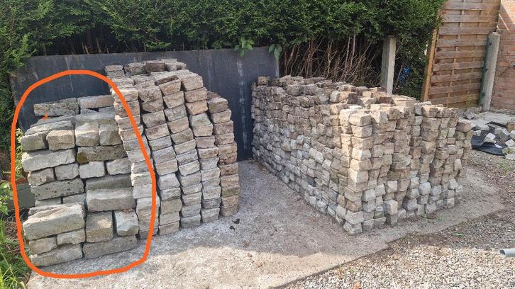 Bordures Kandla Grey 10 x 10 x +/- 30 cm - 30 mc, Jardin & Terrasse, Pavé & Dalles, Comme neuf, Autres types, Enlèvement