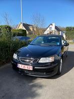 Saab 9.3 CONV 06 1800T 2M5LIN Cabriolet, Auto's, Saab, Voorwielaandrijving, Cabriolet, Leder en Stof, Zwart