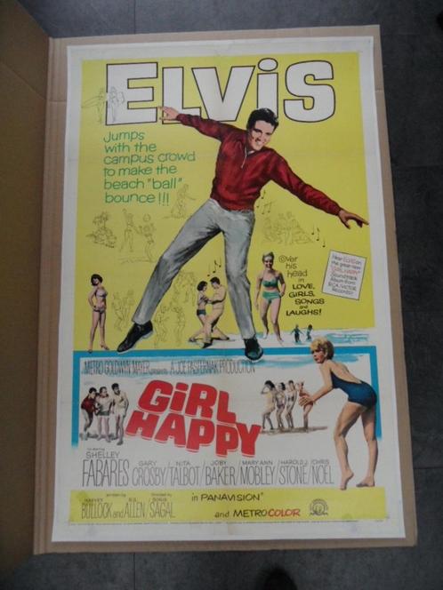 Elvis Presley matériel de film américain original 1 feuille, Collections, Cinéma & Télévision, Comme neuf, Film, Enlèvement ou Envoi