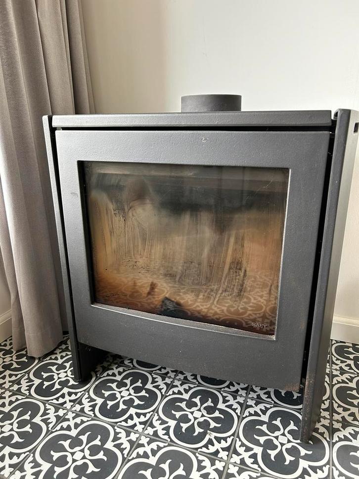 Saey scope houtkachel, Huis en Inrichting, Kachels, Gebruikt, Vrijstaand, Houtkachel, Hout, Ophalen