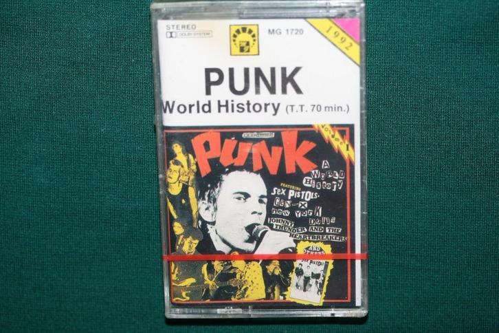 sex pistols / exploited / wire / PUNK hostory, Cd's en Dvd's, Cassettebandjes, Nieuw in verpakking, Rock en Metal, 1 bandje, Verzenden