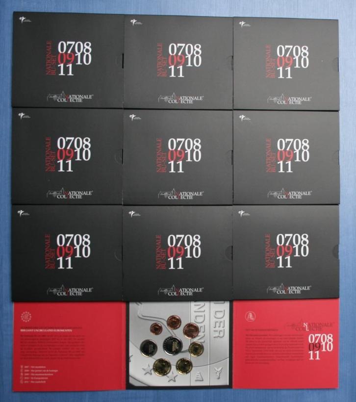 Nederlandse eurosets, 2 - 5 en 10 euromunten, Postzegels en Munten, Munten | Europa | Euromunten, Setje, 1 cent, Ophalen of Verzenden