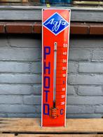 Agfa emaille reclame thermometer, Verzamelen, Ophalen of Verzenden, Gebruikt, Reclamebord
