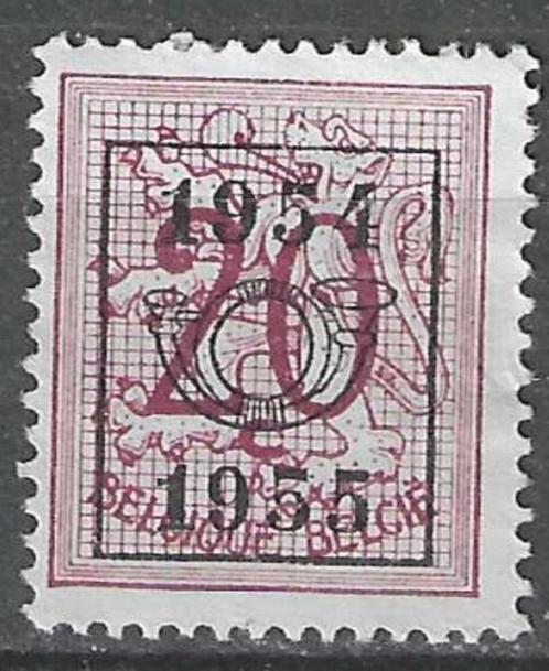 Belgie 1954 - OBP 647pre - Opdruk E - 20 c. (ZG), Postzegels en Munten, Postzegels | Europa | België, Postfris, Zonder gom, Verzenden