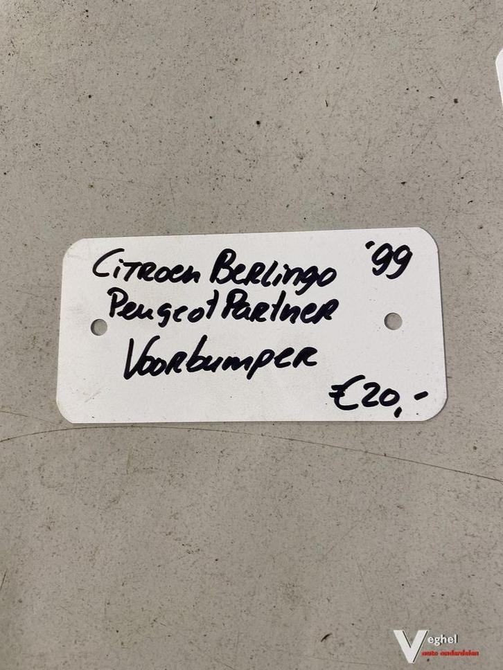 Citroen Berlingo Peugeot Partner Voorbumper 1999, Auto-onderdelen, Carrosserie, Bumper, Voor, Gebruikt, Ophalen