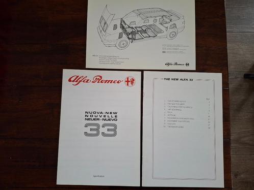 Alfa Romeo New 33    1983  - 1/90, Boeken, Auto's | Folders en Tijdschriften, Nieuw, Alfa Romeo, Ophalen of Verzenden