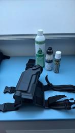 Holster rigide de cuisse Airsoft + accessoires, Enlèvement ou Envoi, Utilisé
