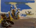 Jan Cox | handgesigneerde litho | 'The four elements' | 1951, Antiek en Kunst, Kunst | Litho's en Zeefdrukken, Ophalen of Verzenden