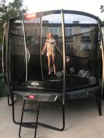 Berg Champion Regular 330 grijs met afdekhoes en trapje, Kinderen en Baby's, Speelgoed | Buiten | Trampolines, Ophalen, Gebruikt