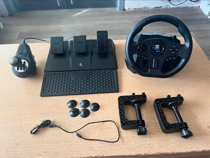 Stuurwiel voor pc, ps4/5, xbox en nintendo switch, Computers en Software, Joysticks, Nieuw, Ophalen