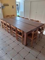 Tafels en stoelen 20pers., Huis en Inrichting, Tafels | Eettafels, Ophalen