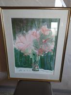 peinture vase avec des fleurs par Van Hecke, Antiquités & Art, Enlèvement