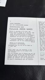 Kanunnik Ireen Maes 1901-1984, Verzamelen, Bidprentjes en Rouwkaarten, Verzenden