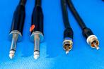 2 Câbles RCA mâle - Jack 6,35mm Mono mâle - 5m, TV, Hi-fi & Vidéo, Enlèvement ou Envoi, Comme neuf, 2 à 5 mètres, Autres câbles