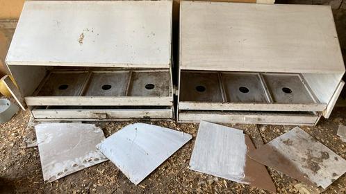 2x 3 legnesten voor kippen., Dieren en Toebehoren, Pluimvee | Toebehoren, Ophalen
