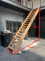 Hoge houten trap – gebruikt, Doe-het-zelf en Bouw, Ladders en Trappen, Ophalen, Gebruikt, Trap, 2 tot 4 meter