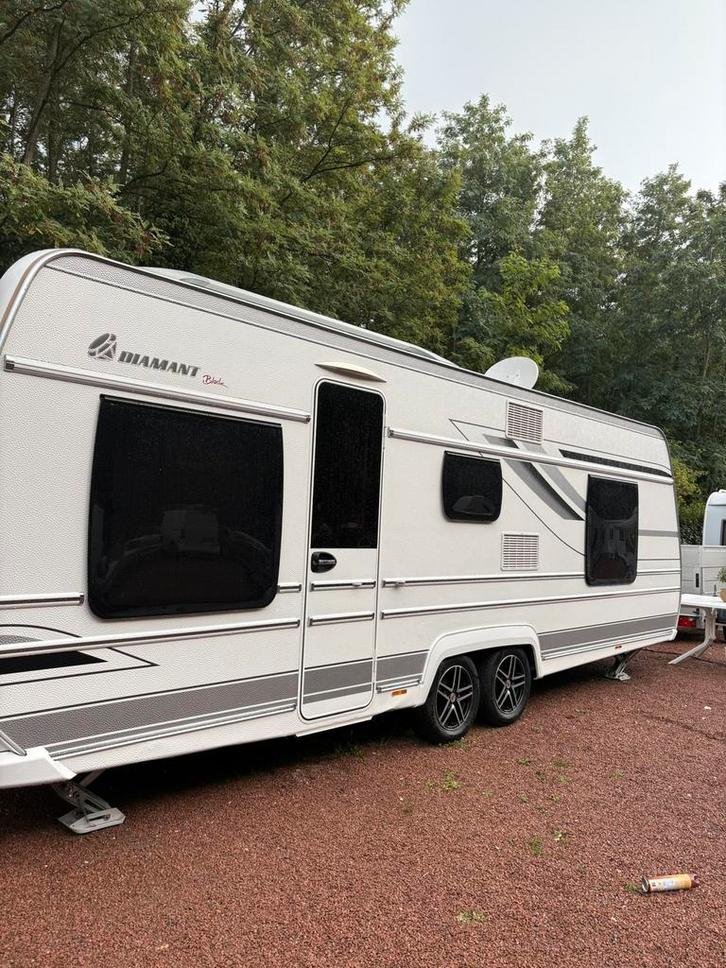 Caravane, Fendt diamants, Caravans en Kamperen, Caravans, Particulier, tot en met 4, Overige, Fendt, Frans bed, 6 tot 7 meter