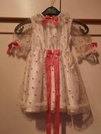 Petite robe Barbie blanche rubans rose, Comme neuf, Fille, Enlèvement, 104 ou plus petit