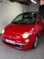 Fiat 500 rood - hatchbback, Auto's, Voorwielaandrijving, Stof, Parkeersensor, Grijs