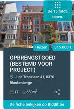 Kijkdagen..Wo/Za...14/16.. tot.. 28 july ..Blankenberge, Immo, Blankenberge, Verkoop zonder makelaar