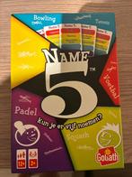 Spel Name 5, 1 ou 2 joueurs, Enlèvement ou Envoi, Neuf, Goliath