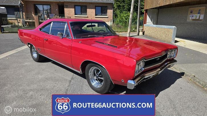 Plymouth GTX | 1968 | Route 66 Auctions, Auto's, Oldtimers, Bedrijf, Te koop, Plymouth, Benzine, Overige carrosserie, Handgeschakeld