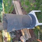 Vuurhaard  grijs van kleur in metaal, Enlèvement, Utilisé