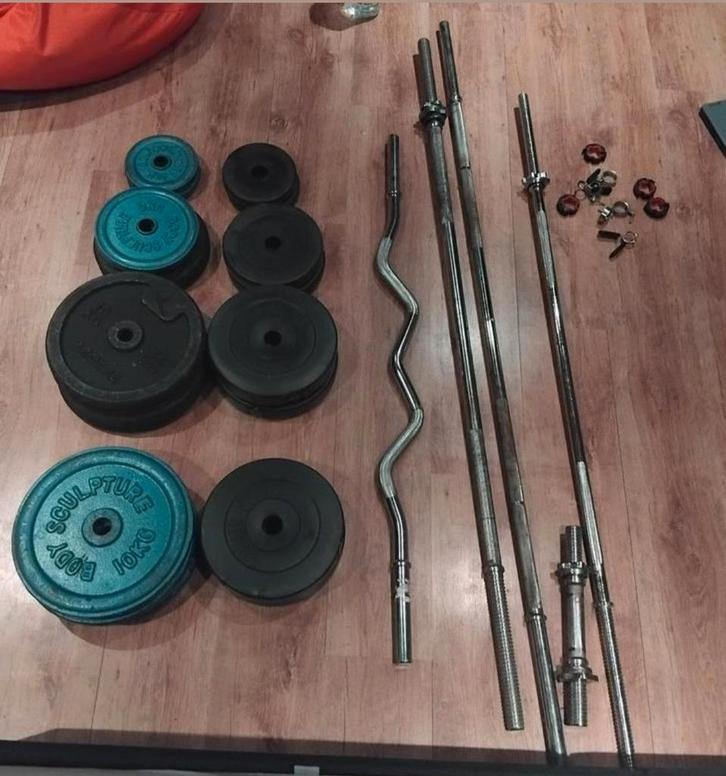 Gewichten, Sport en Fitness, Fitnessmaterialen, Zo goed als nieuw, Ophalen