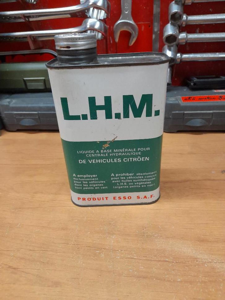 oude lege Esso lhm Citroen 1 liter oliekan, Verzamelen, Merken en Reclamevoorwerpen, Gebruikt, Overige typen, Verzenden