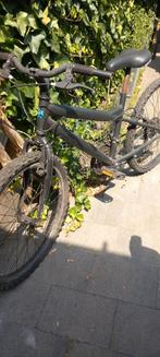 Zwarte kinder Mountainbike 24', Geen vering, Ophalen, Gebruikt