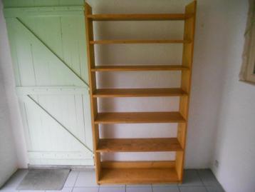planken - boekenkast (grenen) 7 niveaus. beschikbaar voor biedingen