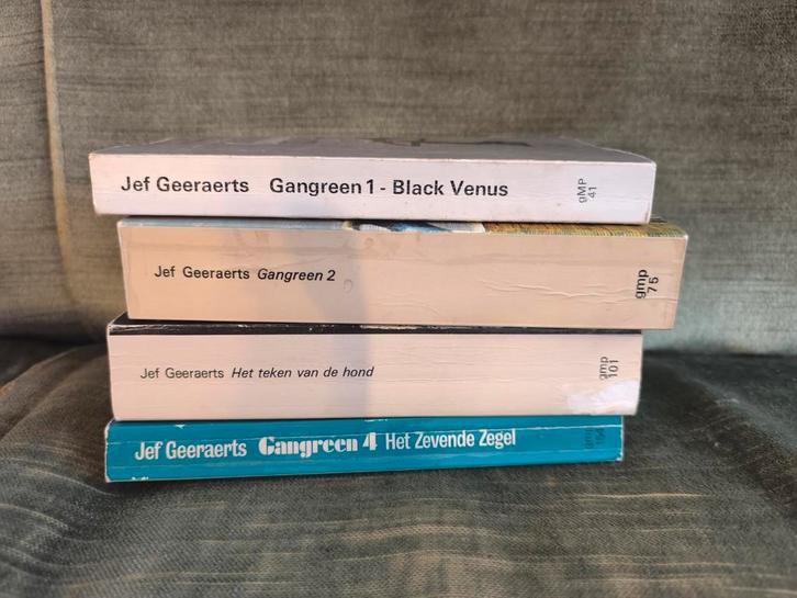 GANGREEN.   (Jef Geeraerts, 4 delen), Boeken, Literatuur, Zo goed als nieuw, België, Ophalen