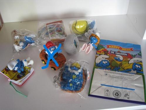 'smurfen McDonald's Happy Meal 2002 + 1verpakking', Collections, Schtroumpfs, Neuf, Poupée, Figurine ou Peluche, Différents Schtroumpfs