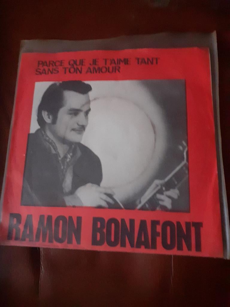 45T Ramon Bonafon : Parce que je t'aime tant (Belpop), Cd's en Dvd's, Vinyl Singles, Ophalen of Verzenden