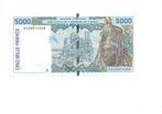 West-Afrikaanse-Staten, 5000 Francs 2000, letter A, UNC., Postzegels en Munten, Bankbiljetten | Afrika, Ophalen of Verzenden, Overige landen