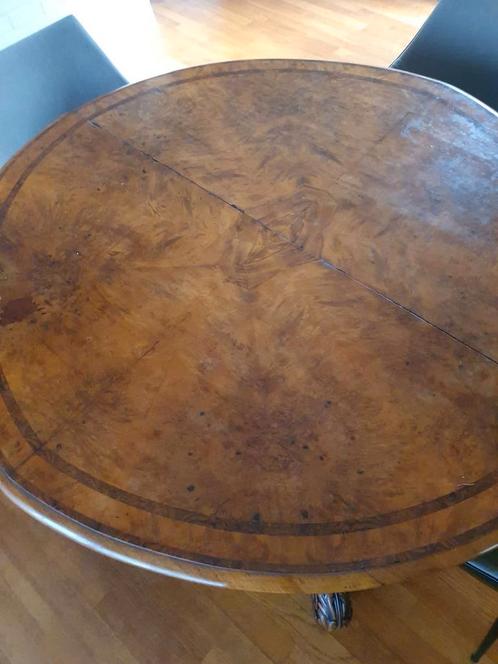 antieke ronde tafel., Antiek en Kunst, Antiek | Meubels | Tafels, Ophalen