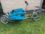 Gazelle bakfiets met kap, Fietsen en Brommers, Fietsen | Bakfietsen, Ophalen, Gebruikt, 2 kinderen, Gazelle