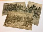 Carte postale gendarmerie 1914, Ophalen of Verzenden, Landmacht