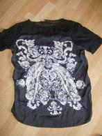 t-shirt zwart merk zara - maat l, Vêtements | Femmes, T-shirts, Zara, Noir, Porté, Taille 42/44 (L)