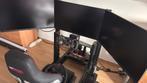 Volledige Simracing rig triple screen (Simagic/GT Omega), Computers en Software, Joysticks, Ophalen, Zo goed als nieuw, Simagic