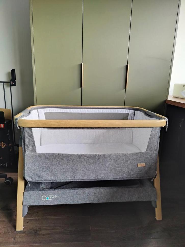 Tutti Bambini Co-sleeper CoZee Oak/Charcoal, Kinderen en Baby's, Babywiegjes en Ledikanten, Gebruikt, Ophalen