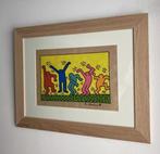 Keith Haring: tekening in premium frame, Antiek en Kunst, Kunst | Litho's en Zeefdrukken