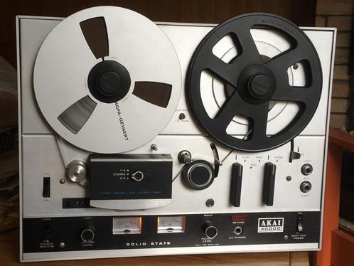 Akai 4000D bandrecorder, Audio, Tv en Foto, Bandrecorder, Bandrecorder, Met stofkap, Met banden, Ophalen of Verzenden