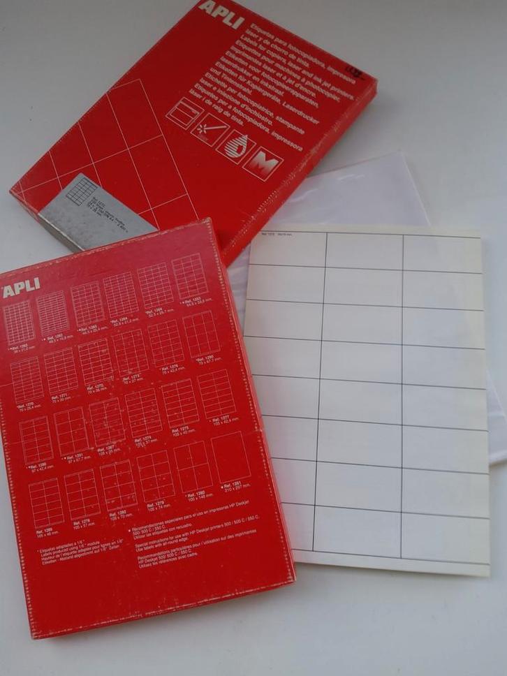 Adresstickers voor printer. 2400 stickers., Diversen, Schrijfwaren, Nieuw, Ophalen of Verzenden