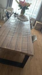Eettafel en salontafel, Huis en Inrichting, Ophalen, Gebruikt, Overige materialen, 200 cm of meer