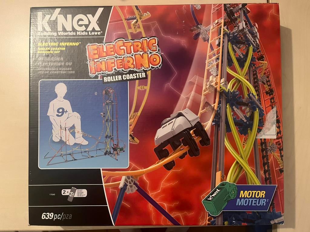 K’nex Electric Inferno Roller coaster, Hobby en Vrije tijd, Ophalen of Verzenden, Nieuw