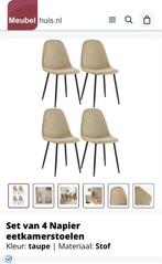 Eettafel stoelen, Huis en Inrichting, Ophalen, Overige kleuren, Nieuw, Stof