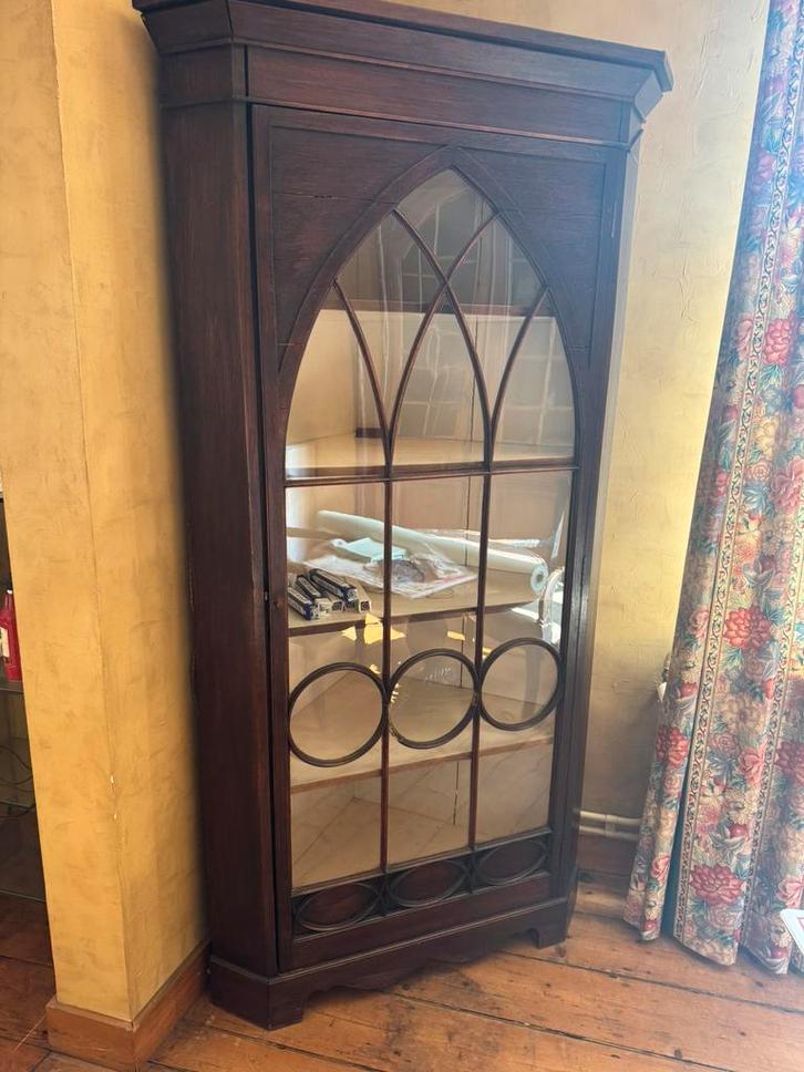 Hoek kasr, Maison & Meubles, Armoires | Vitrines, Comme neuf, Verre, Enlèvement