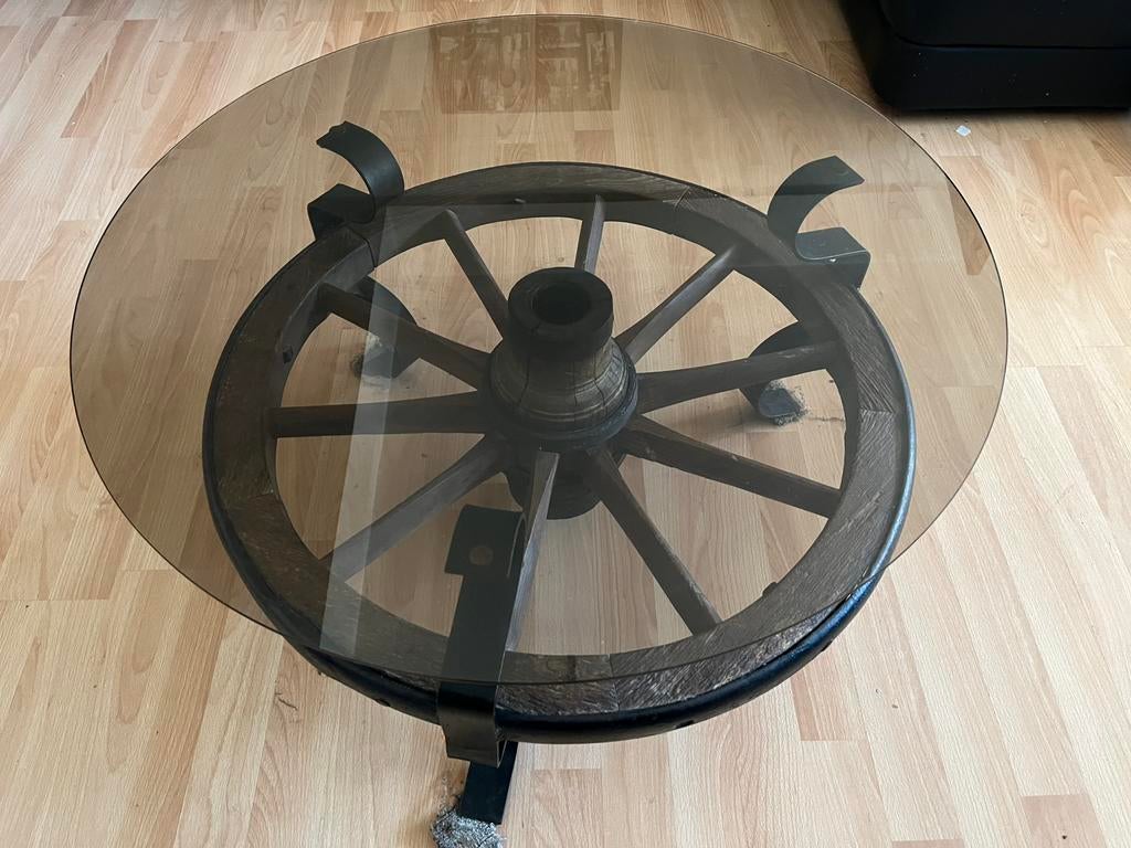 Table basse de salon, Moins de 50 cm, Rond, Enlèvement, Utilisé