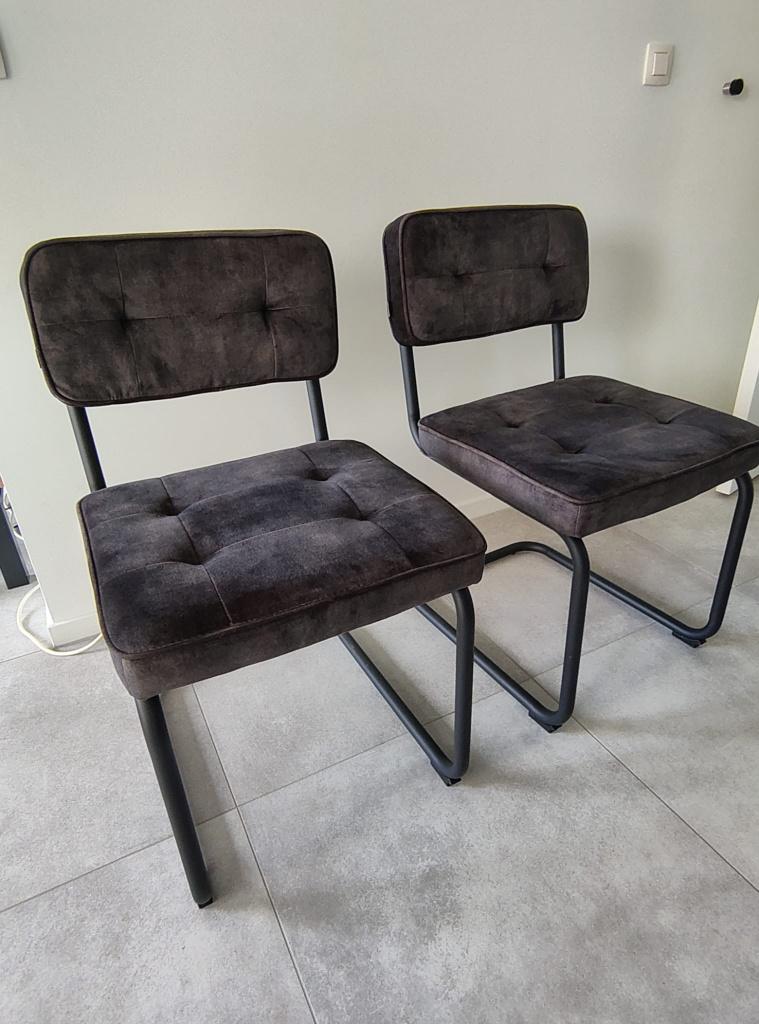 Chaises de salle à manger Freek (2 pièces), Maison & Meubles, Chaises, Tissus, Comme neuf, Deux, Enlèvement